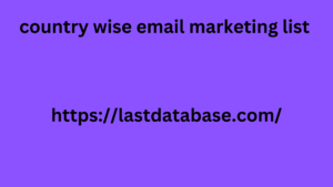 country wise email marketing list