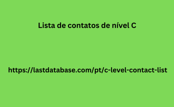 Lista de contatos de nível C