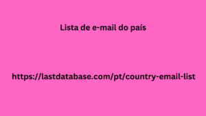 Lista de e-mail do país