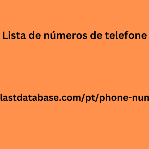 Lista de números de telefone