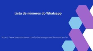 Lista de números do Whatsapp