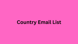 country email list