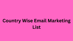 country wise email marketing list