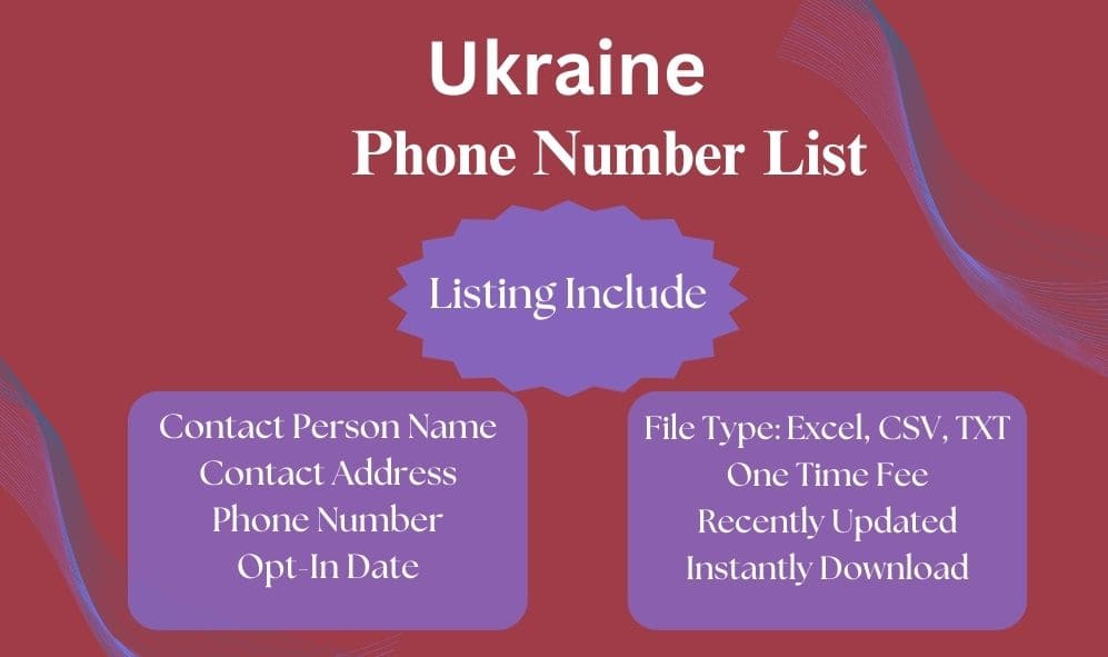 Ukraine phone number list