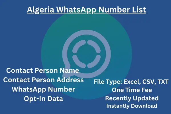 Algeria whatsApp number list