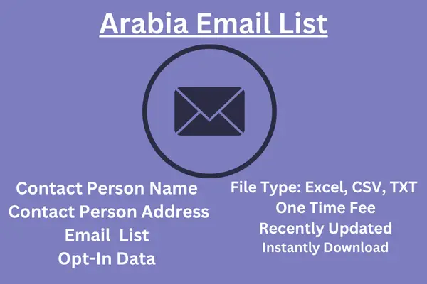 Arabia email list