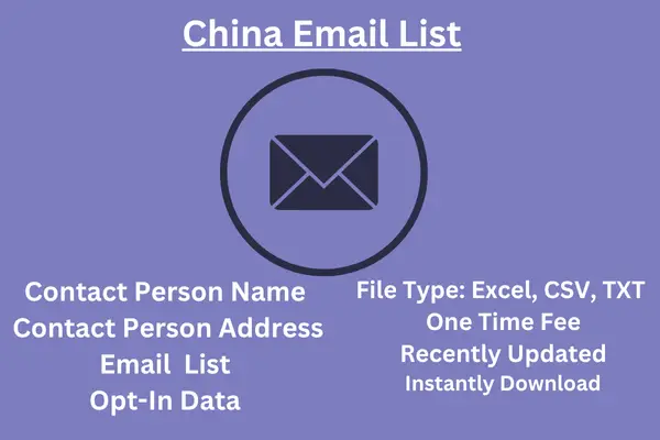 China email list