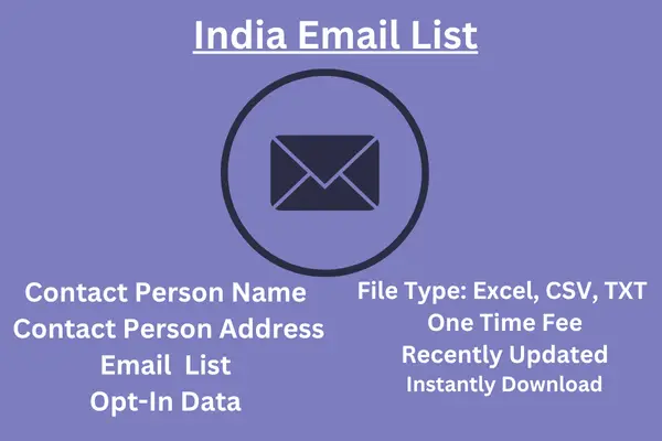 India email list
