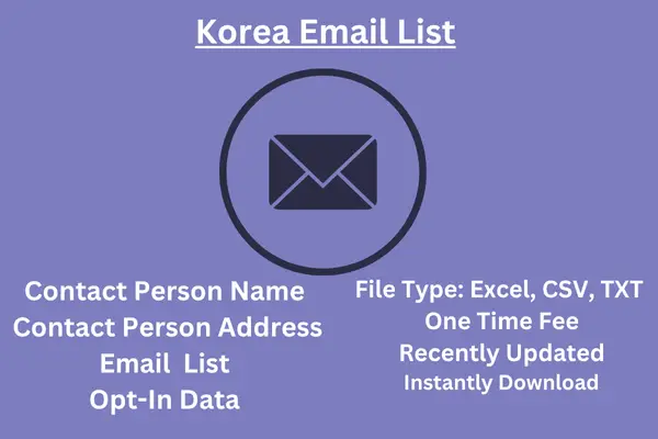 Korea email list