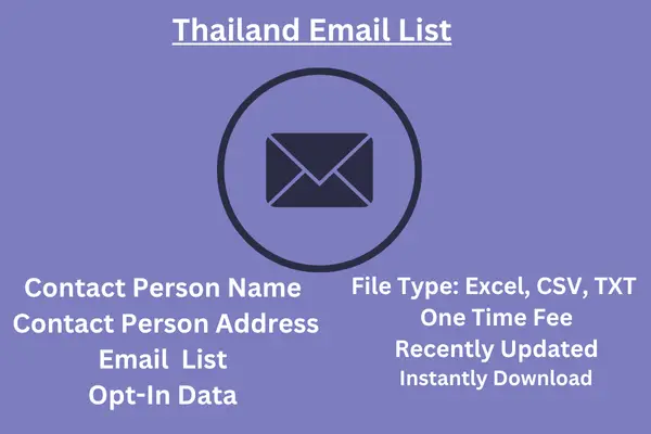 Thailand email list