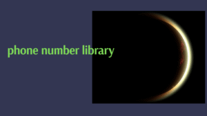 phone number library