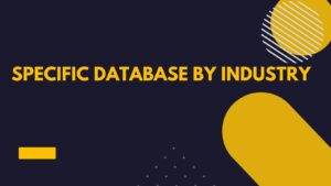 specific database by industry